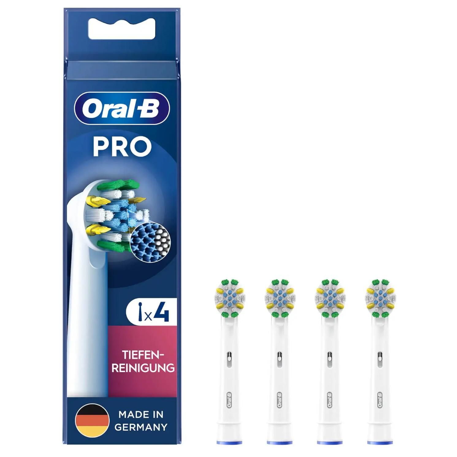 Brossettes Pro Oral B Lot de 4 Nettoyage en profondeur Accessoires de soins dentaires Pour adultes - vue 2
