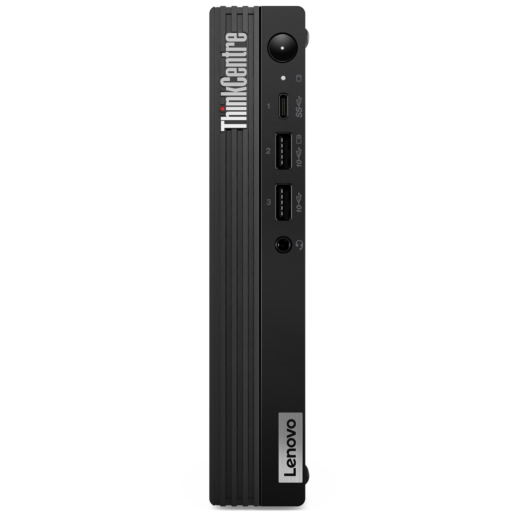 Lenovo THINKCENTRE M70q GEN4 Mini PC i5 1 3 GHz RAM SSD NVMe Intel UHD Graphics 730 WI FI 6E Win 11 Prof 12E30020IX Marque - vue 4
