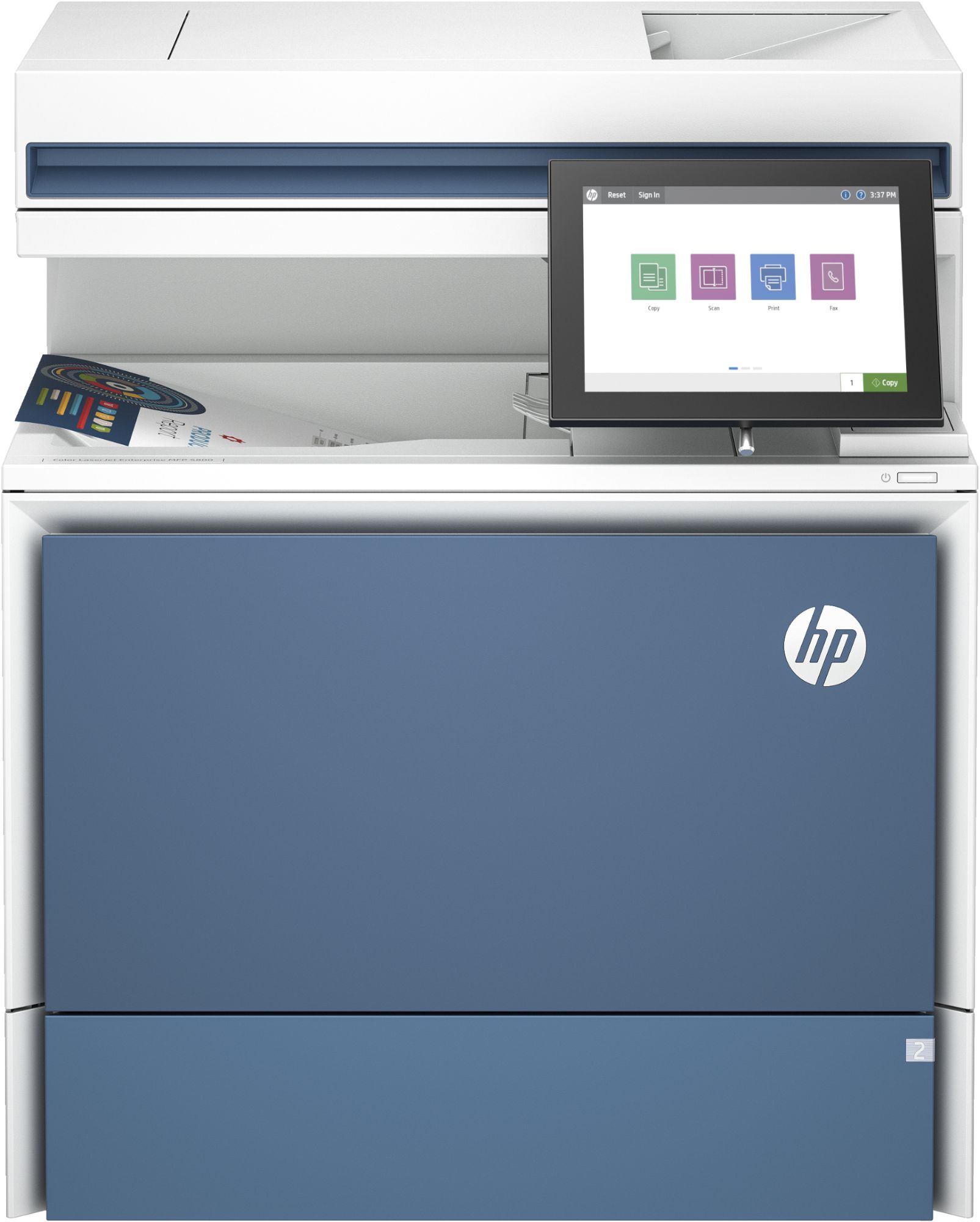 HP HP Clr LaserJet Ent MFP 5800dn Prntr - vue 5