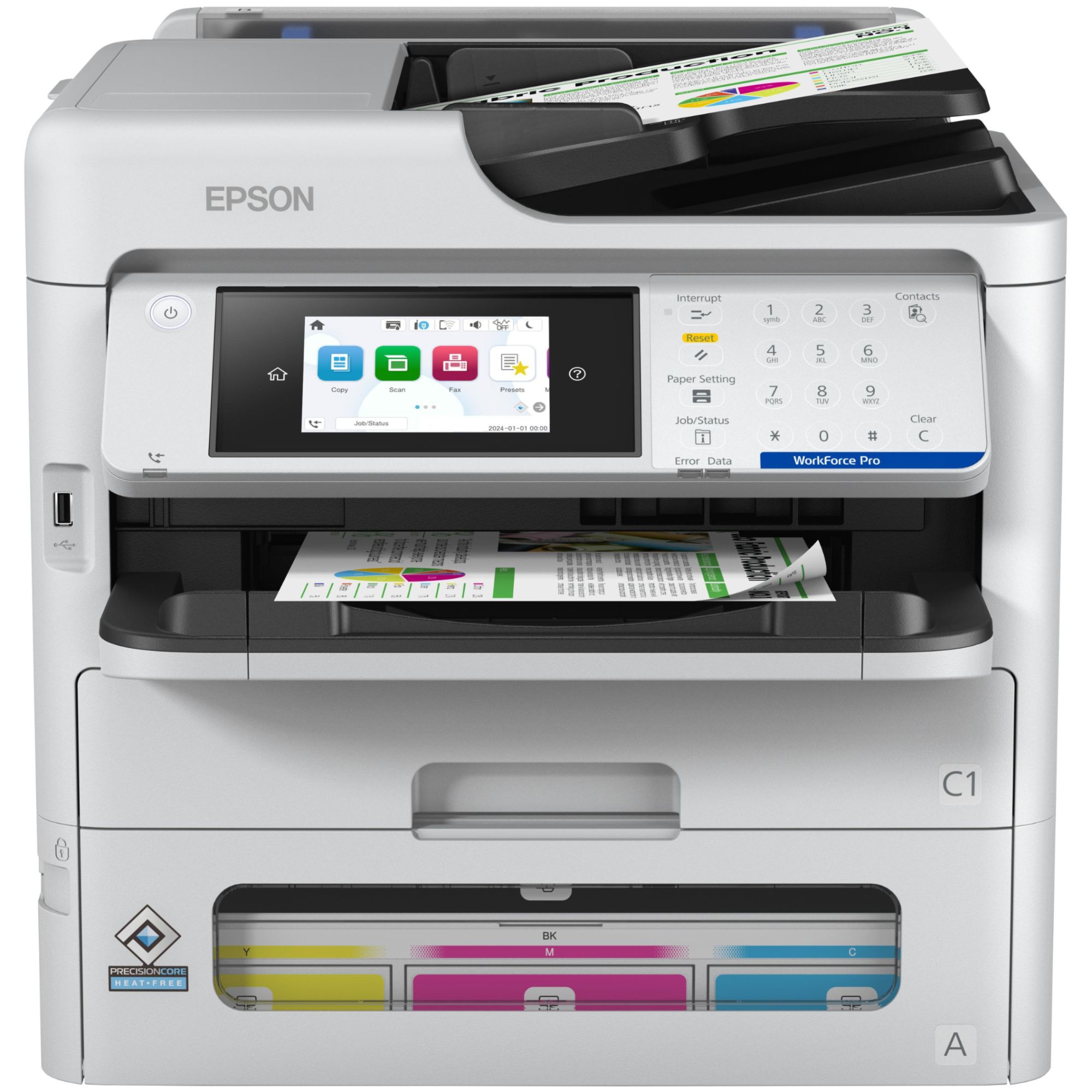 Epson WorkForce Pro EM C800RDWF Jet d'encre A4 4800 x 1200 DPI 35 ppm Wifi Neuf - vue 4