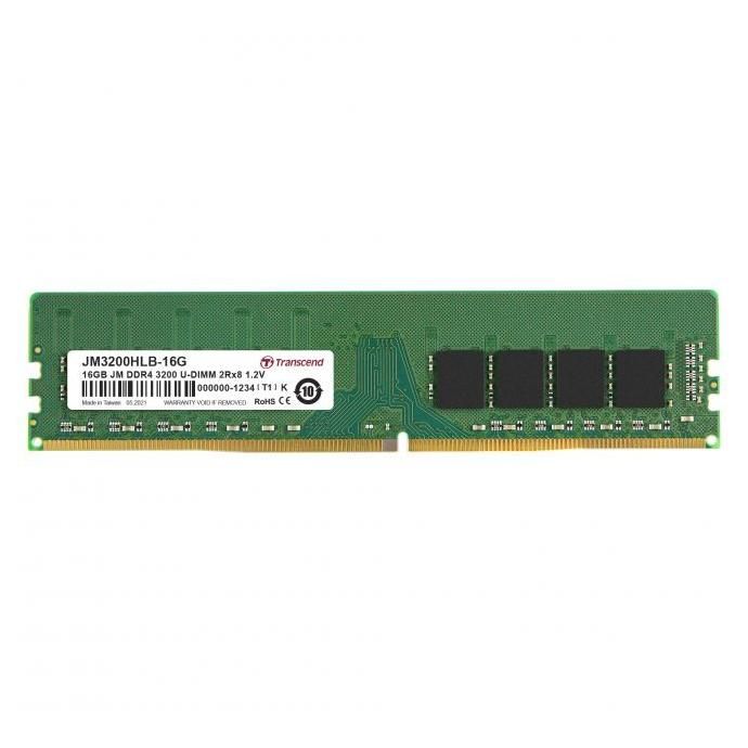 Transcend Jm3200hlb 16g Module De Mémoire 2 X 8 Go Ddr4 3200 Mh