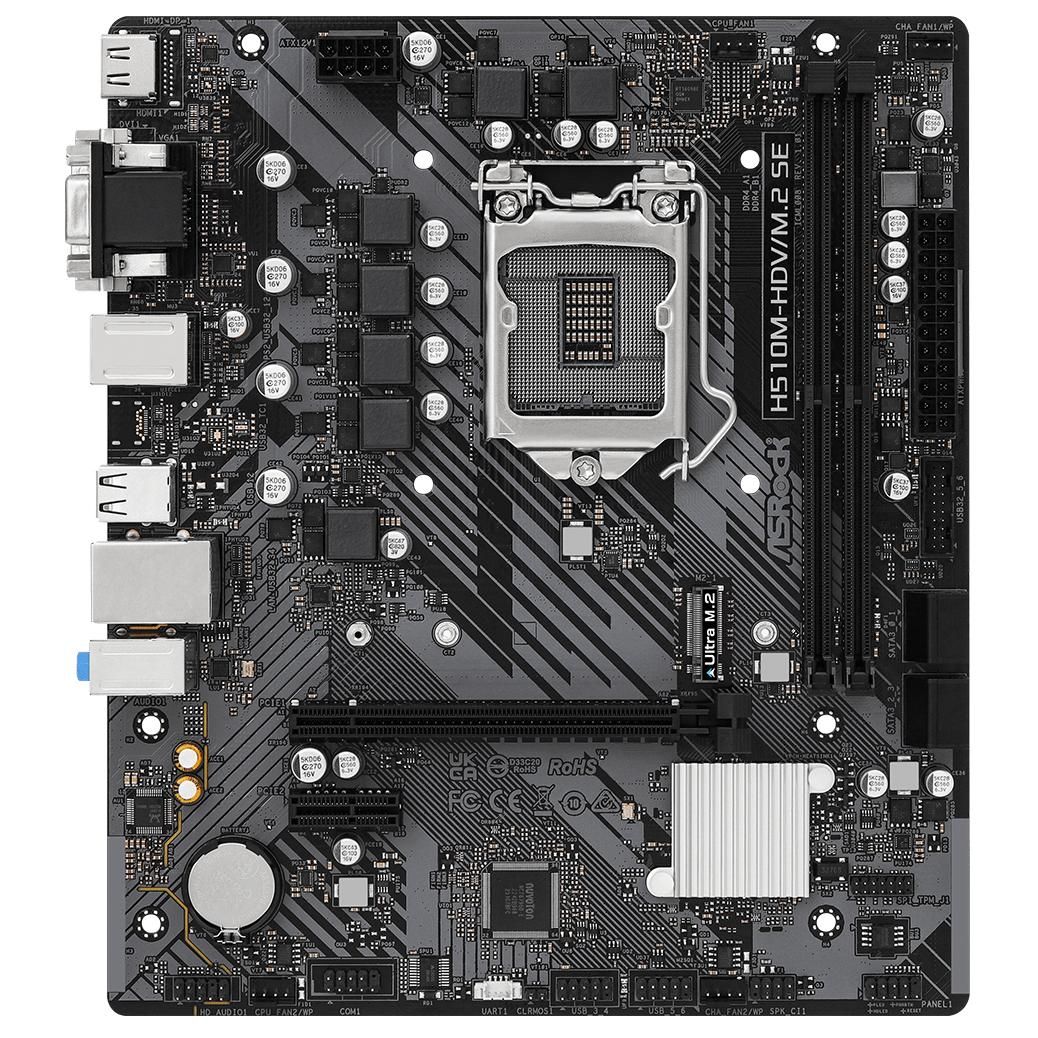 ASRock H510M HDV/ .2 SE - vue 4