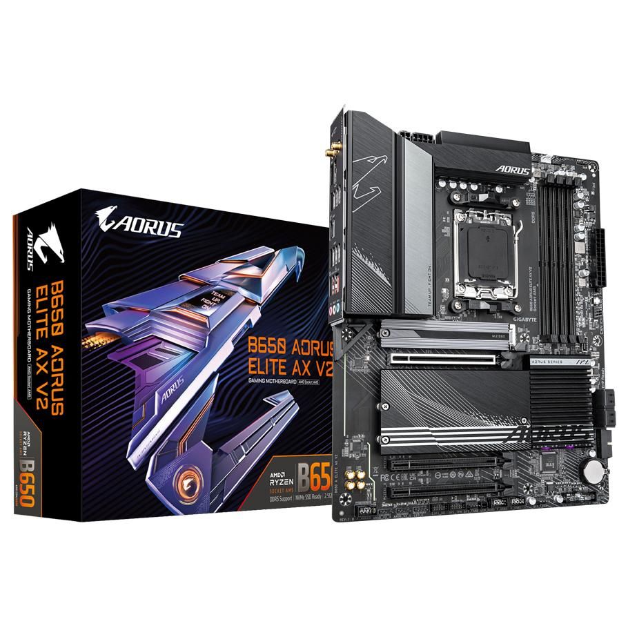 Gigabyte B650 AORUS ELITE AX V2 - vue 4
