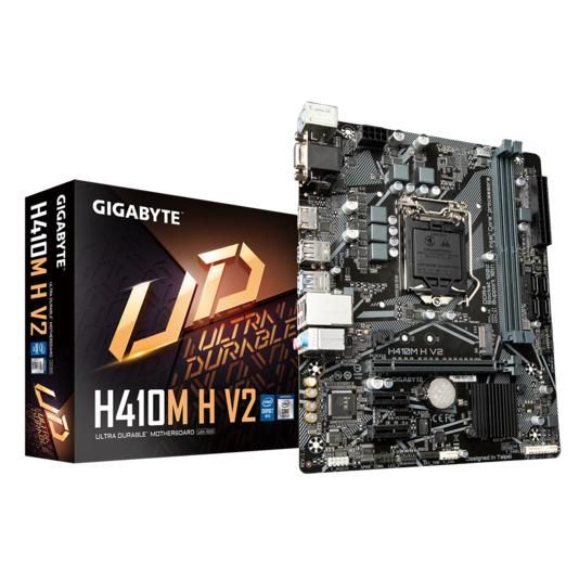 GIGABYTE H410M H V2 carte mère Intel H410 LGA 1200 Socket H5 micro ATX Neuf - vue 4