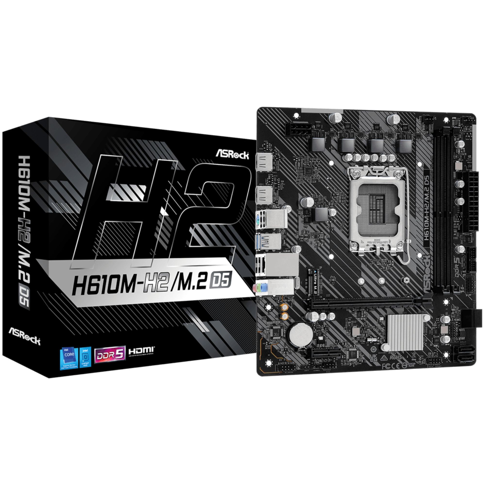 ASRock H610M H2/ .2 D5 - vue 2