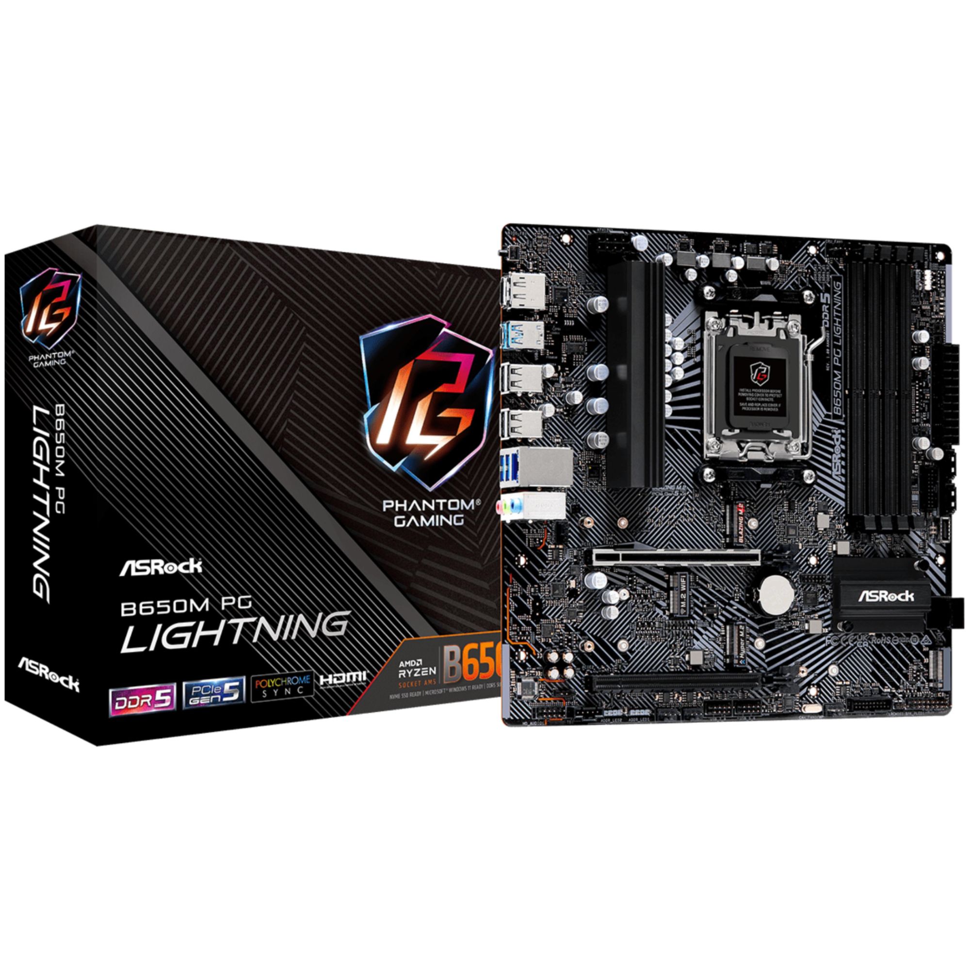 ASRock B650M PG Lightning - vue 5