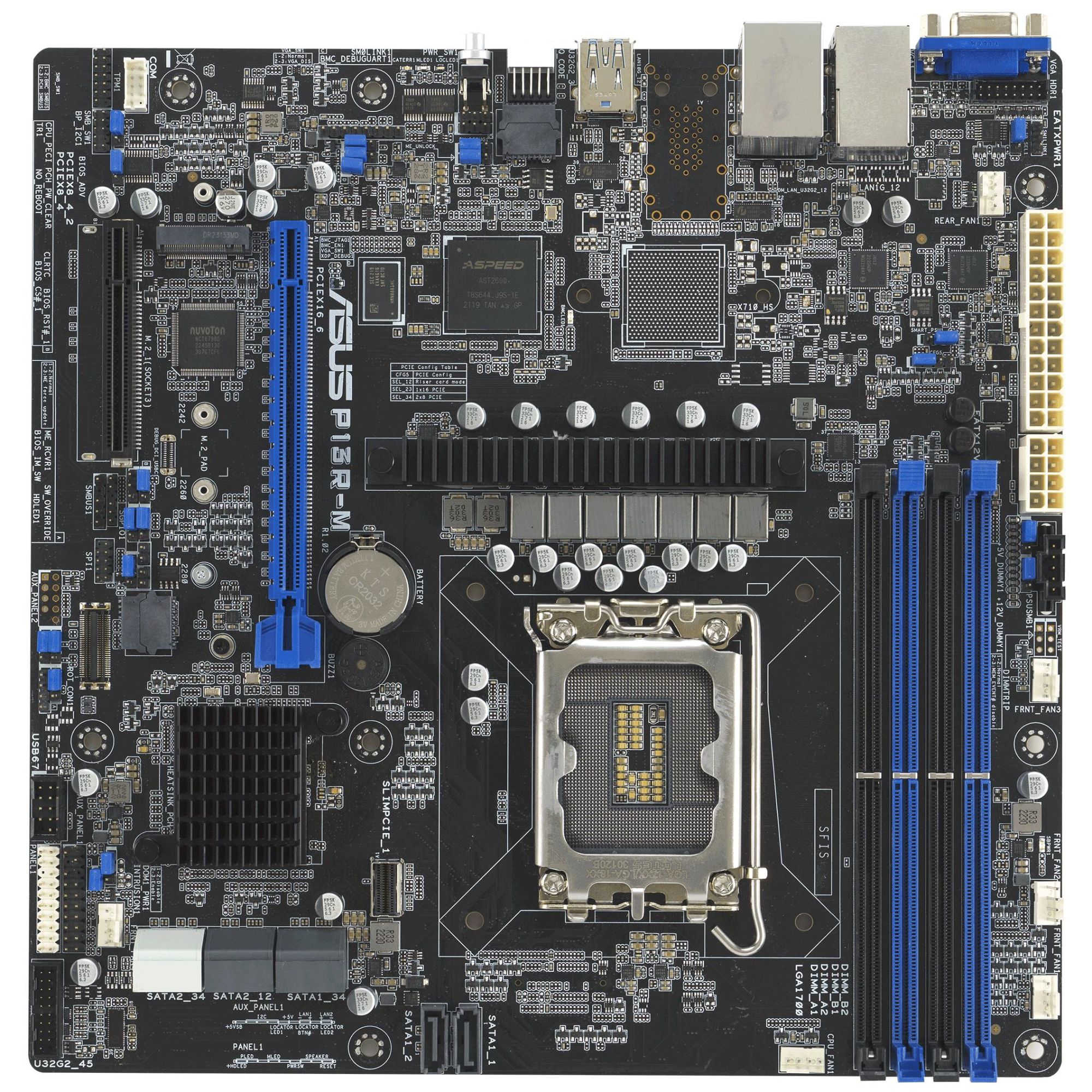 ASUS P13R Intel C262 LGA 1700 micro ATX Neuf - vue 4