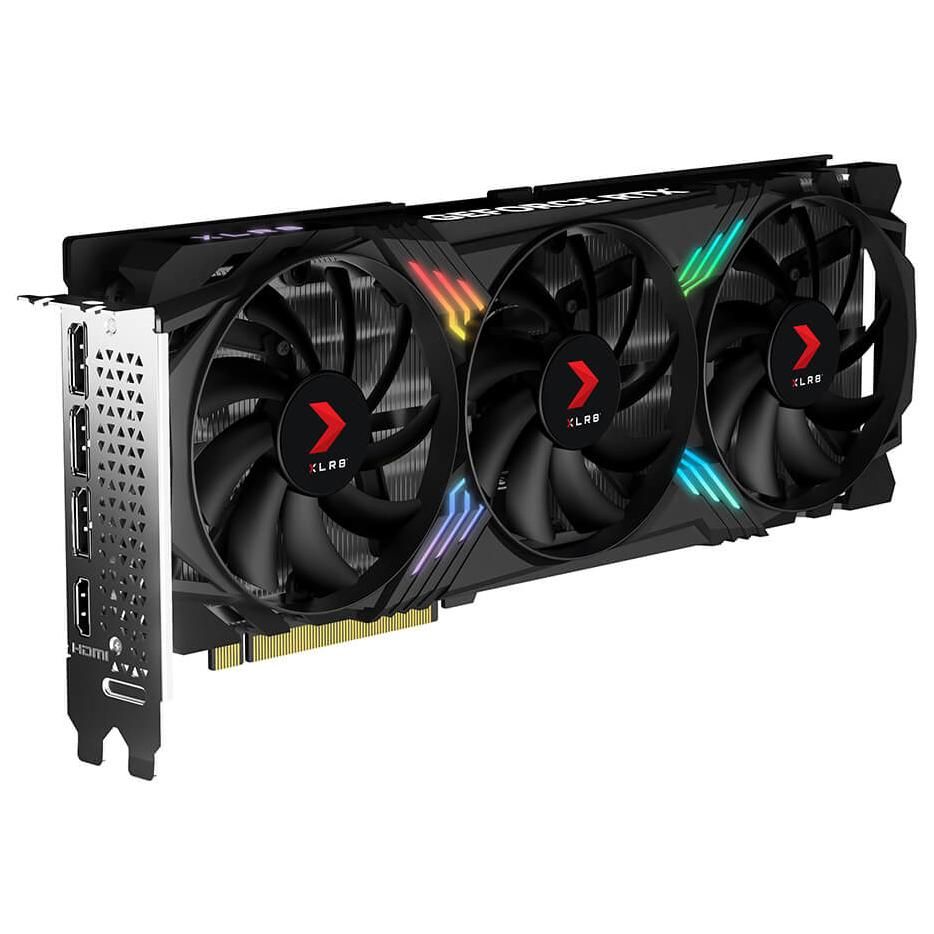 PNY GeForce RTX 4070 SUPER XLR8 Gaming VERTO EPIC X RGB Overclocked Triple Fan DLSS 3 NVIDIA 12 Go GDDR6X Neuf - vue 8