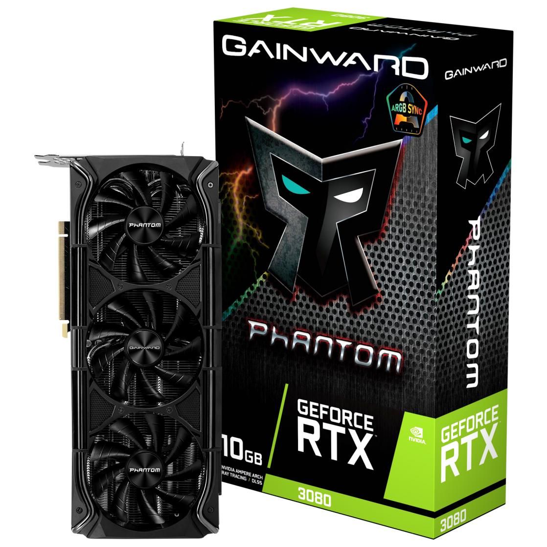 Gainward NED3080U19IA carte graphique NVIDIA GeForce RTX 3080 10 Go GDDR6X Neuf - vue 4