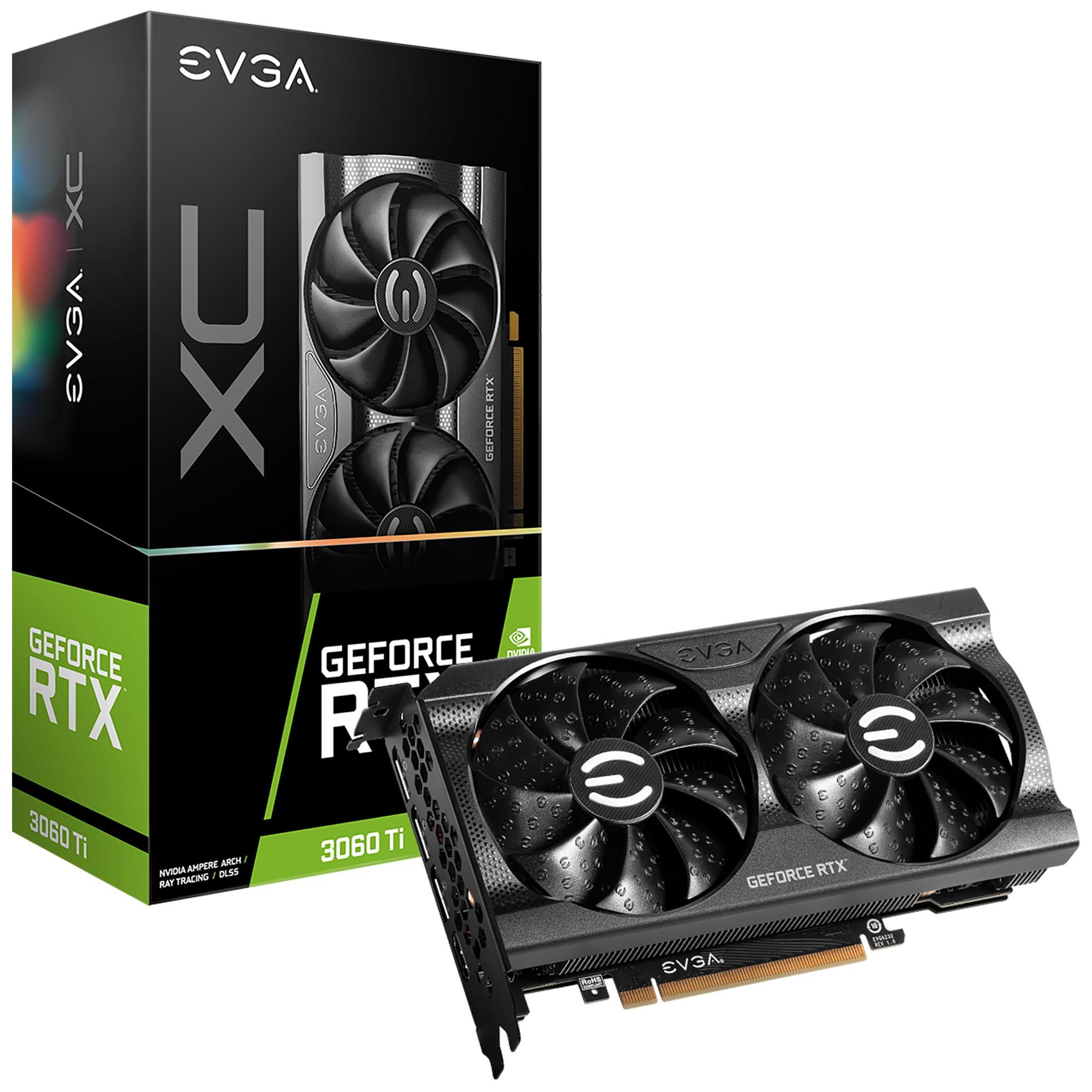 EVGA 08G P5 3663 KL carte graphique NVIDIA GeForce RTX 3060 Ti 8 Go GDDR6 Neuf - vue 4