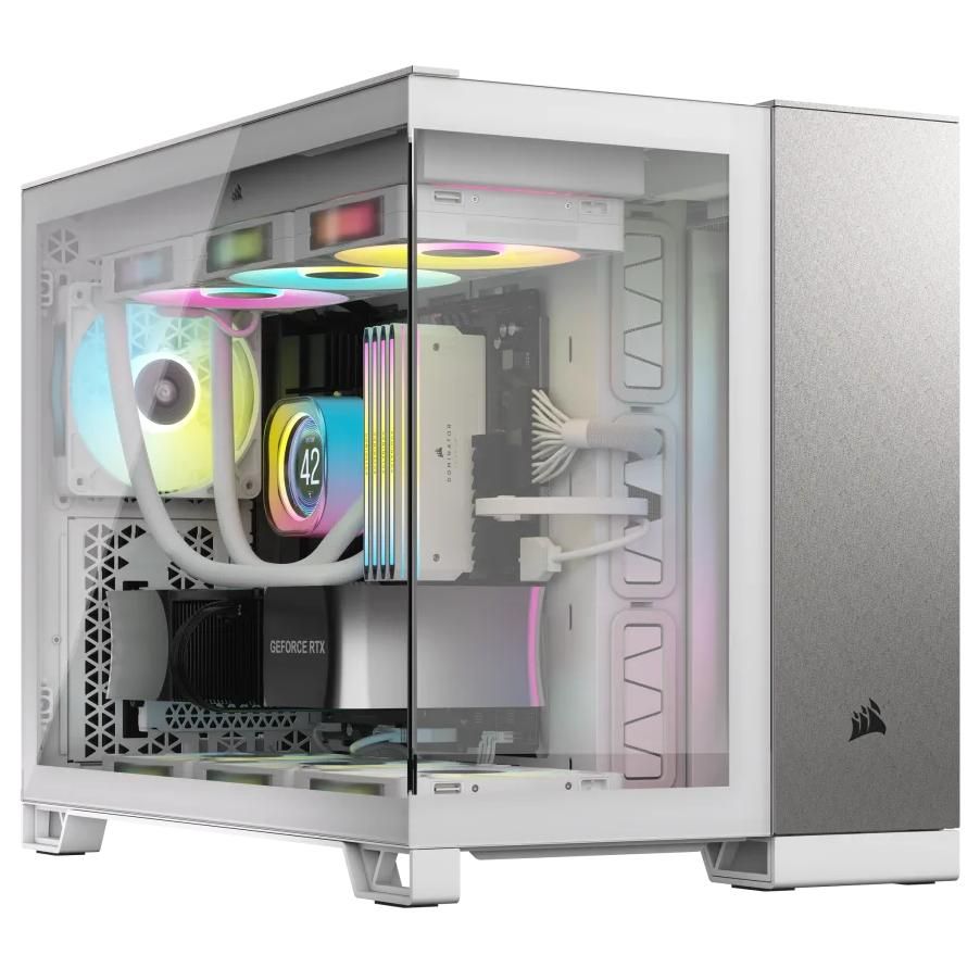 Corsair CC-9011289-WW unité centrale Midi Tower Gris, Blanc