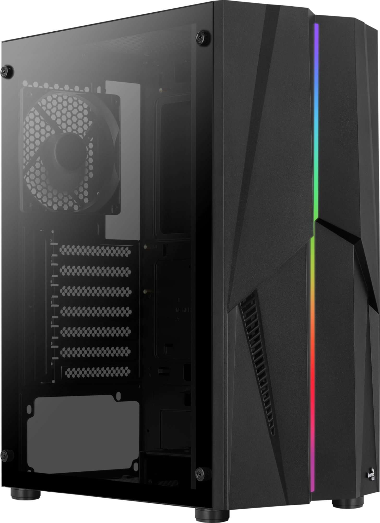 aerocool boitier moyen tour atx aerocool mecha g v1 rgb avec panneau vitré