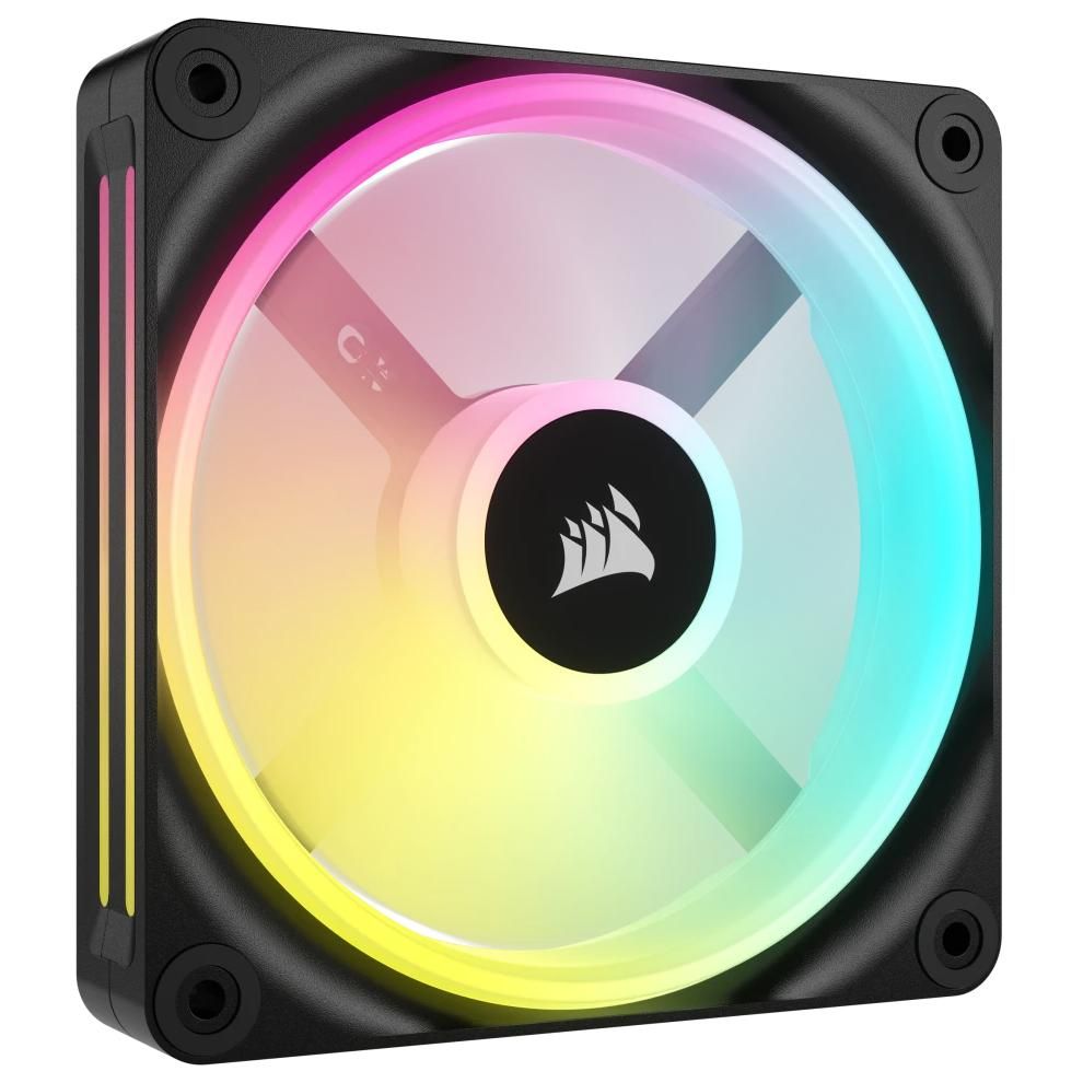 Ventilateur boîtier Corsair iCUE LINK QX120 RGB 120mm Expansion Kit Noir