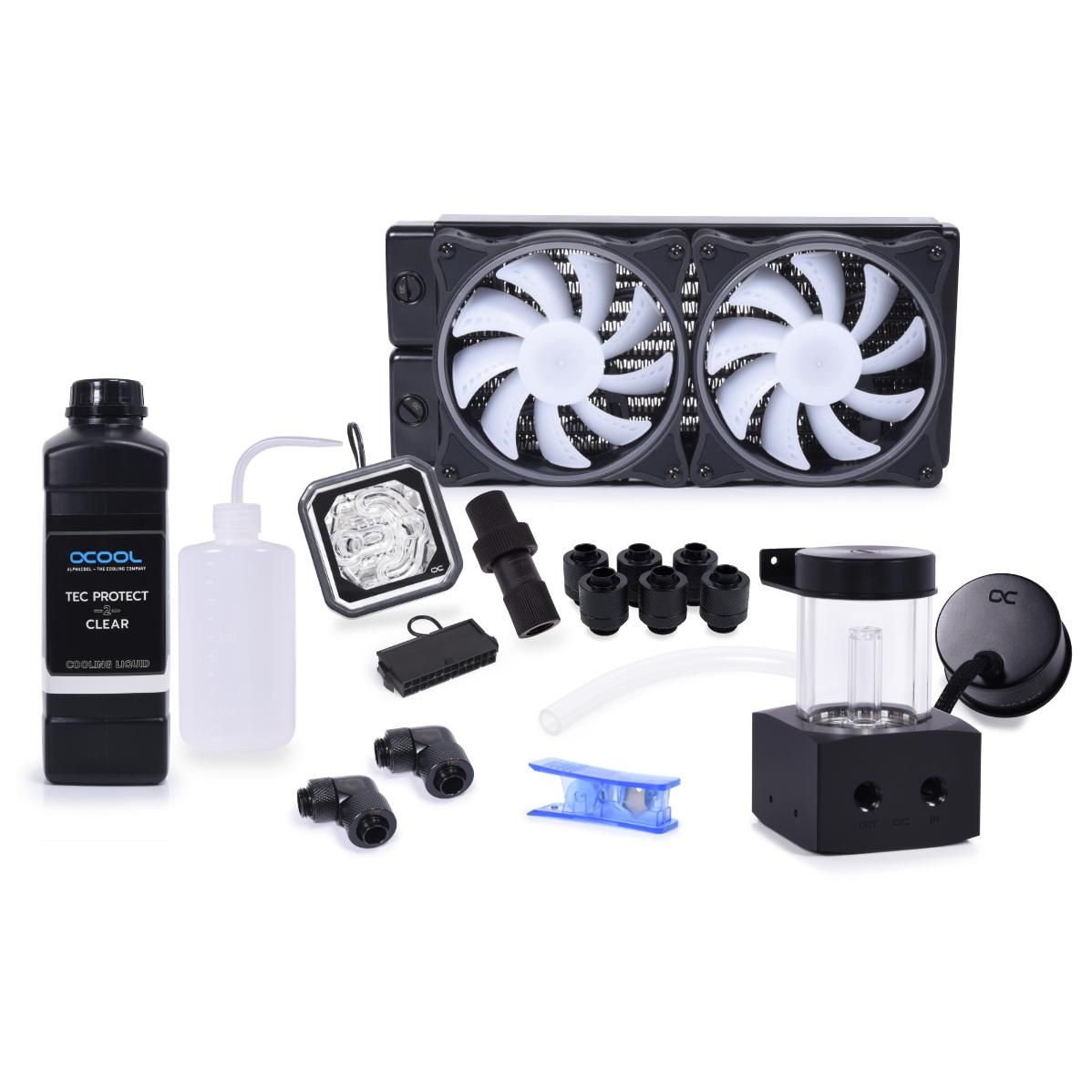 Alphacool XT45 Processeur Kit de refroidissement du liquide 12 cm Neuf - vue 4