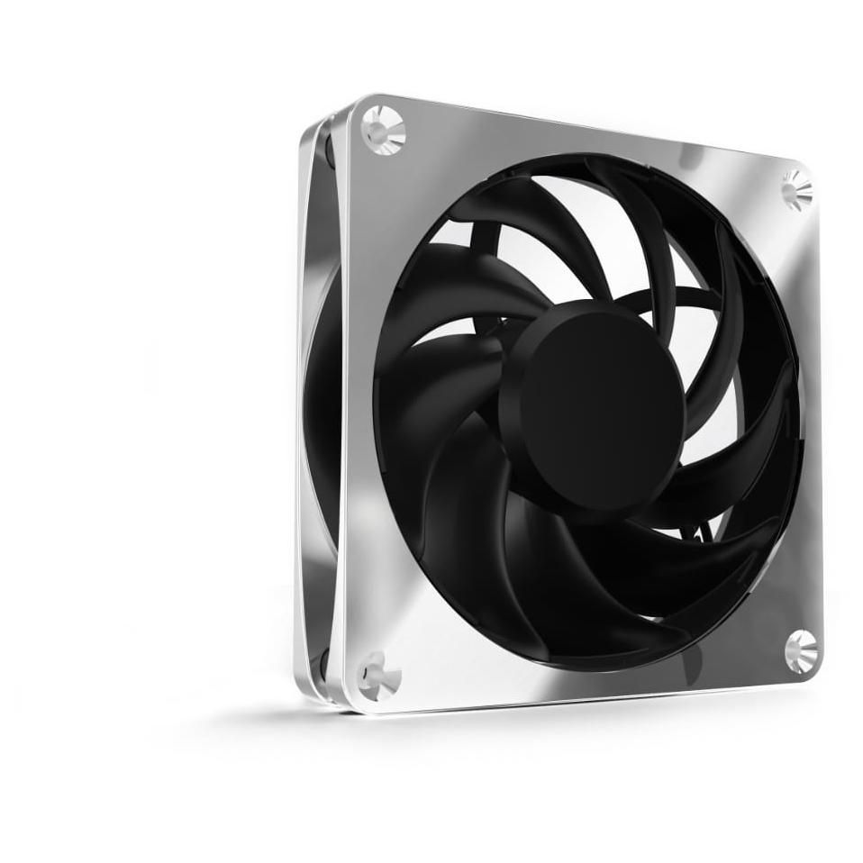 Alphacool Apex Stealth Metall Boitier PC Ventilateur 12 cm Chrome 1 pièce Neuf - vue 5