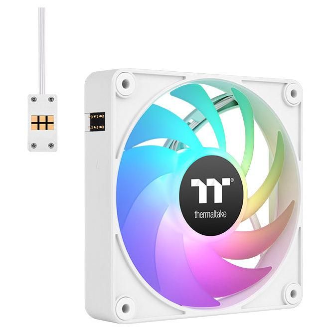 Thermaltake CL-F191-PL14SW-A système de refroidissement d'ordinateur Boitier PC Ventilateur 14 cm Blanc 3 pièce(s)