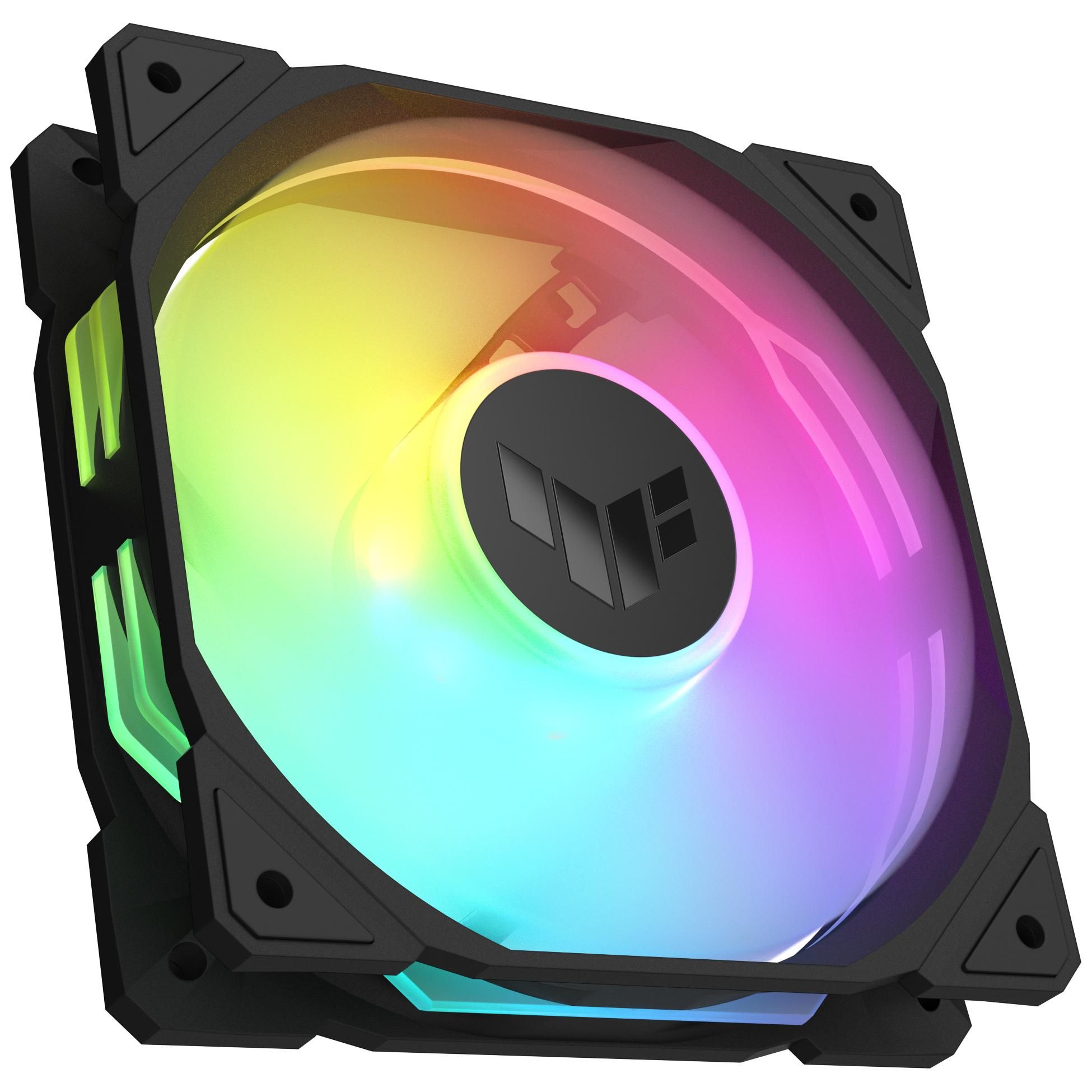 ASUS TUF GAMING TR120 ARGB 3IN1 Black Boitier PC Refroidisseur d'air 12 cm Noir