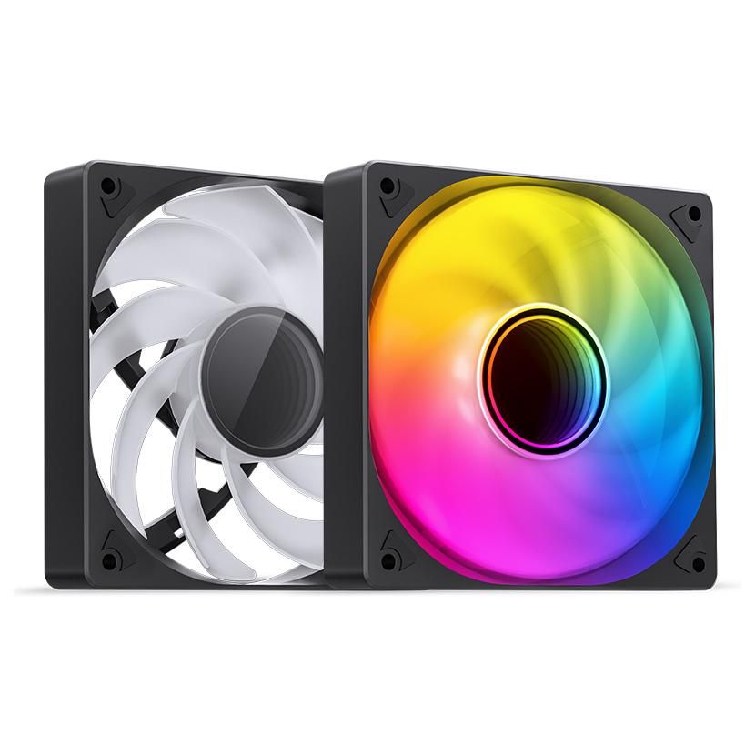 Jonsbo SL-120BR système de refroidissement d'ordinateur Boitier PC Ventilateur 12 cm Noir, Blanc 1 pièce(s)