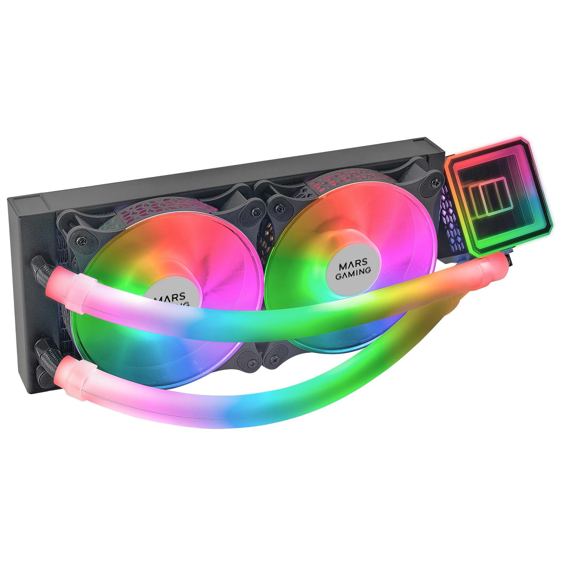 Mars Gaming ML-ULTRA240 Processeur Refroidisseur de liquide tout-en-un Noir 1 pièce(s)