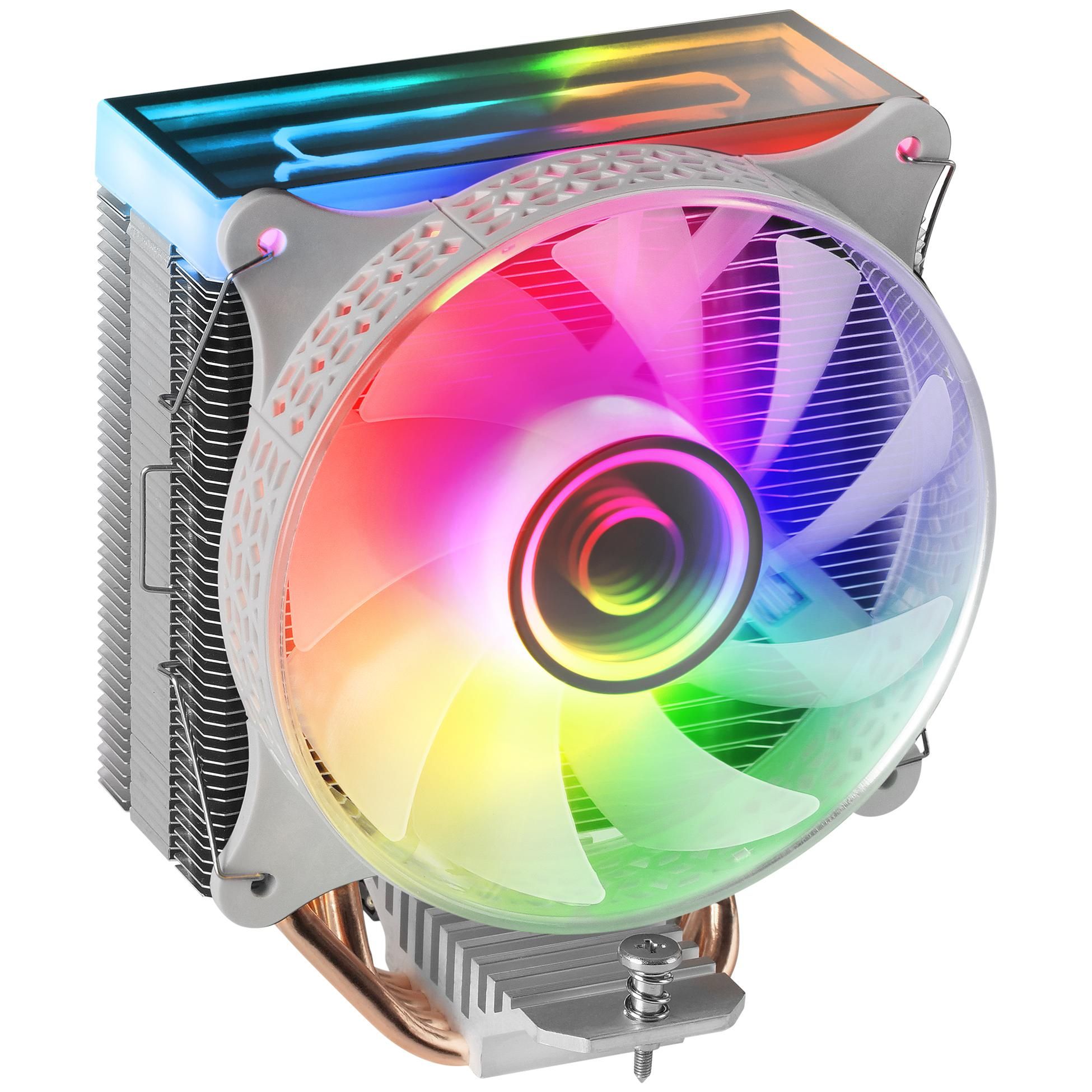 Mars Gaming MCPU-VR Processeur Refroidisseur de liquide tout-en-un 12 cm Blanc 1 pièce(s)