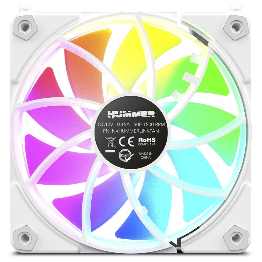 NOX NXHUMMERELINKWH système de refroidissement d'ordinateur Boitier PC Ventilateur 12 cm 1 pièce Neuf - vue 8