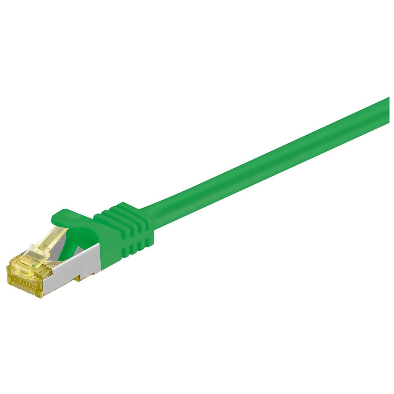 Goobay 91586 câble de réseau Vert 1 m Cat7 S/FTP (S-STP)