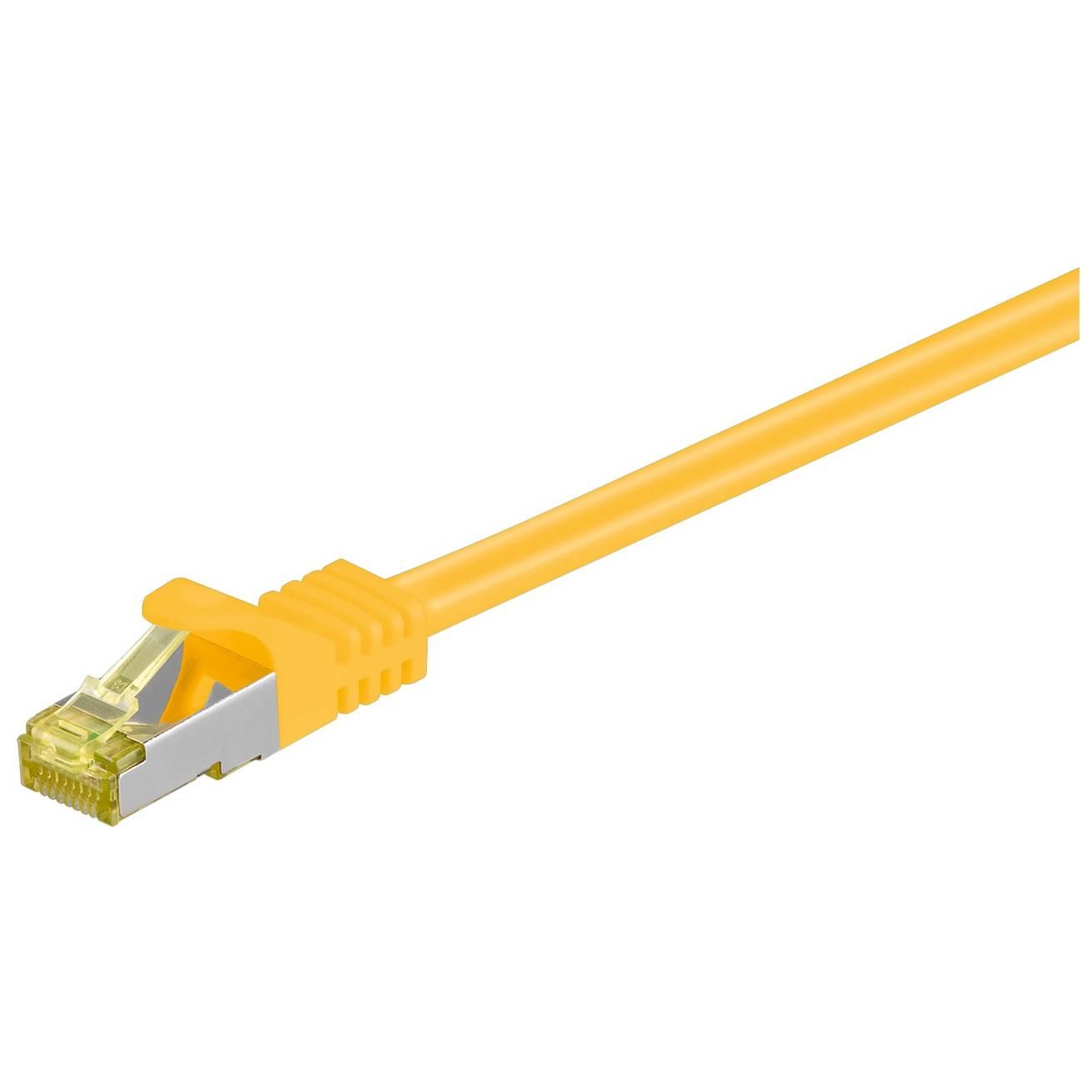 Goobay 91602 câble de réseau Jaune 2 m Cat7 S/FTP (S-STP)