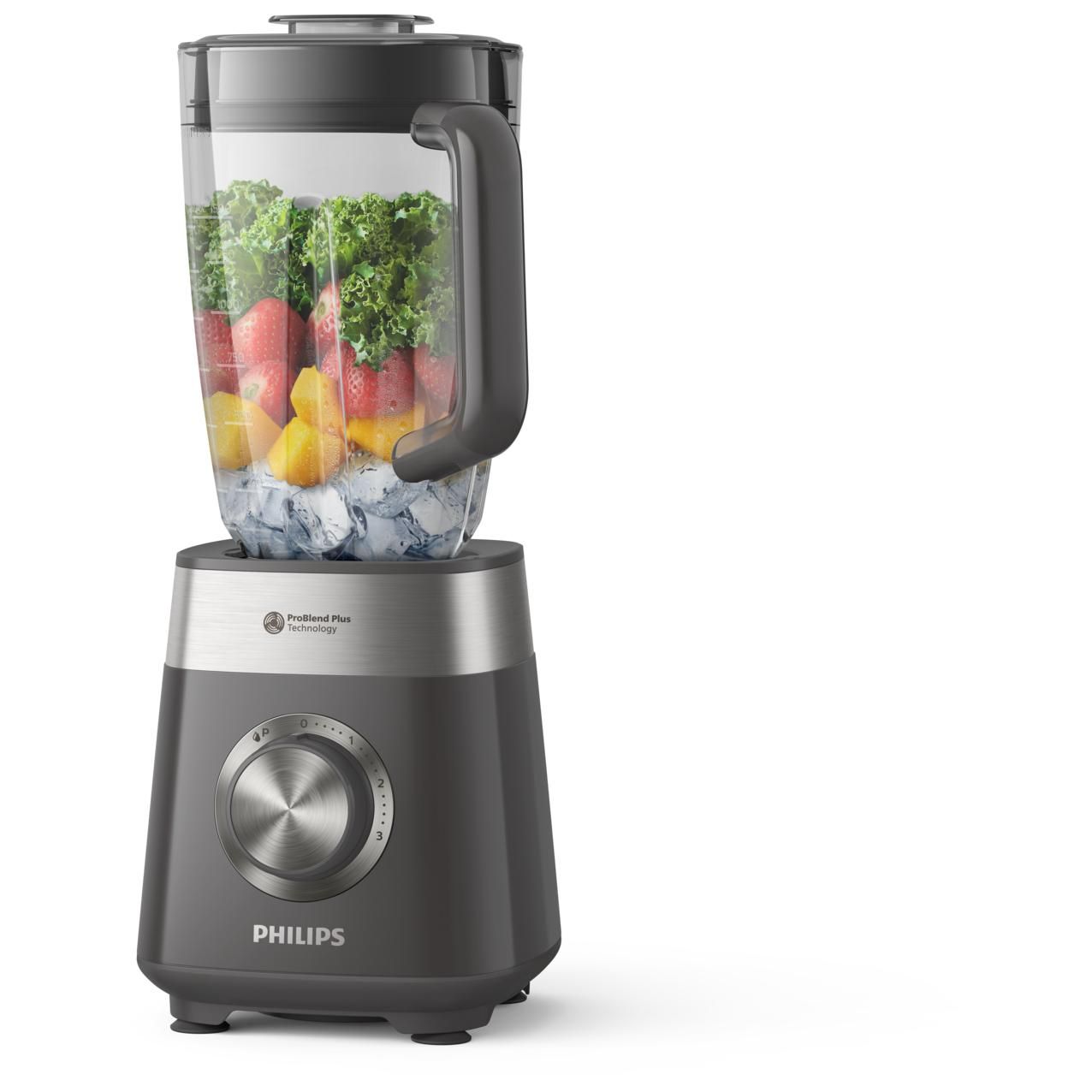 Philips Blender Séries 5000 Moteur Technologie ProBlend Plus Pièces résistantes au lave vaisselle Capacité de 2 litres HR302020 - vue 8