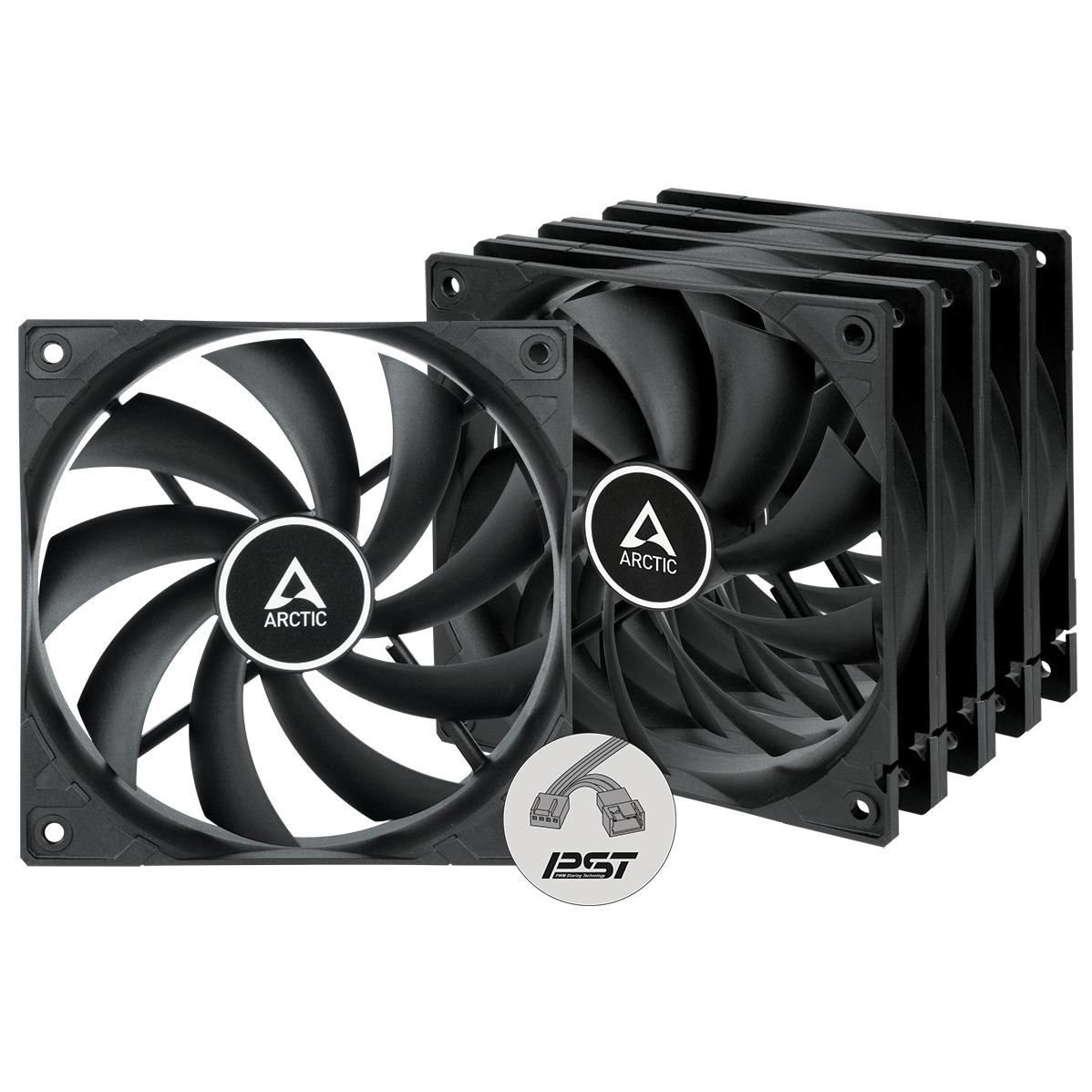 Arctic Lot de 5 Ventilateurs de boitier F12 PST 12cm Neuf - vue 8