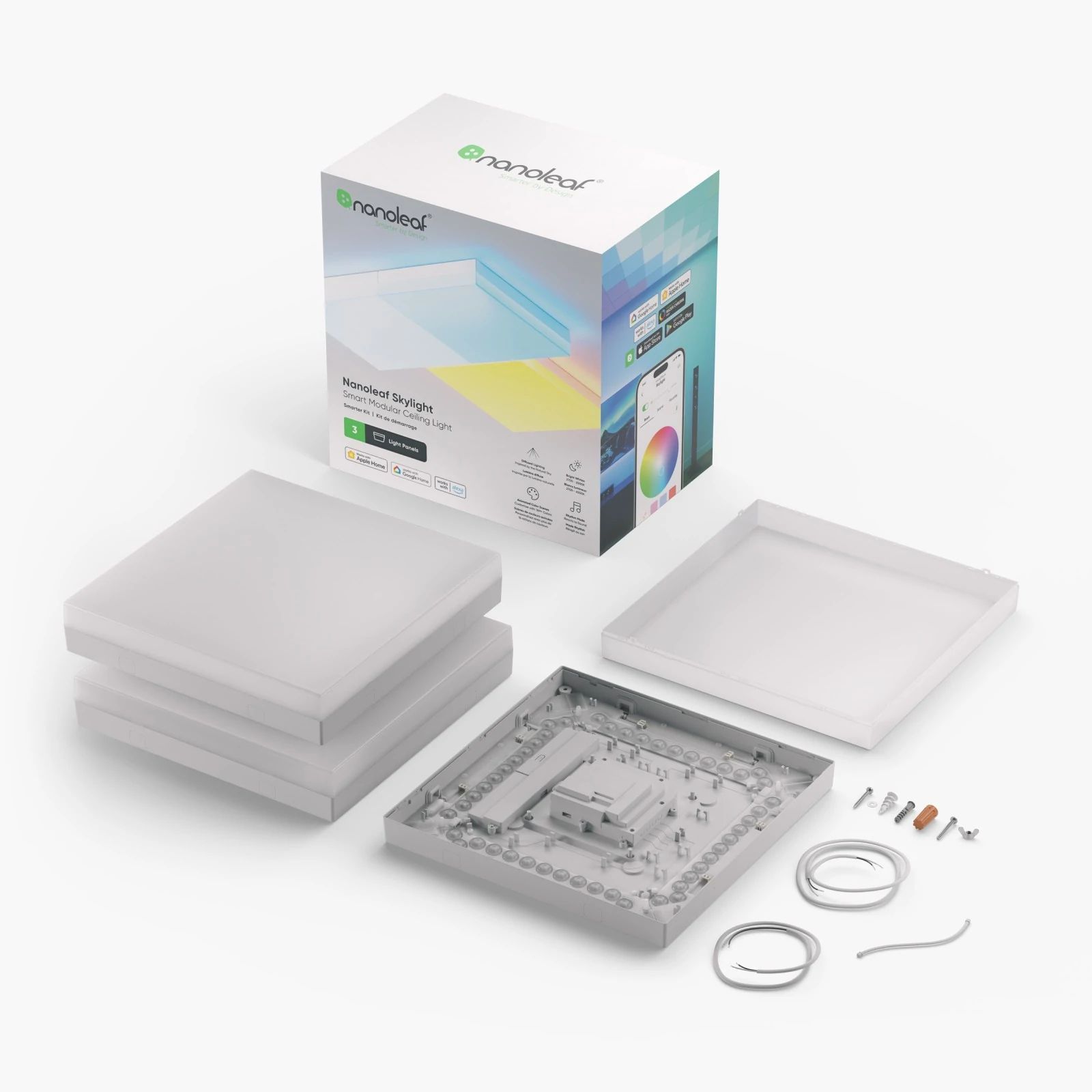 Nanoleaf Skylight Kit de demarrage Pack de 3 - vue 2