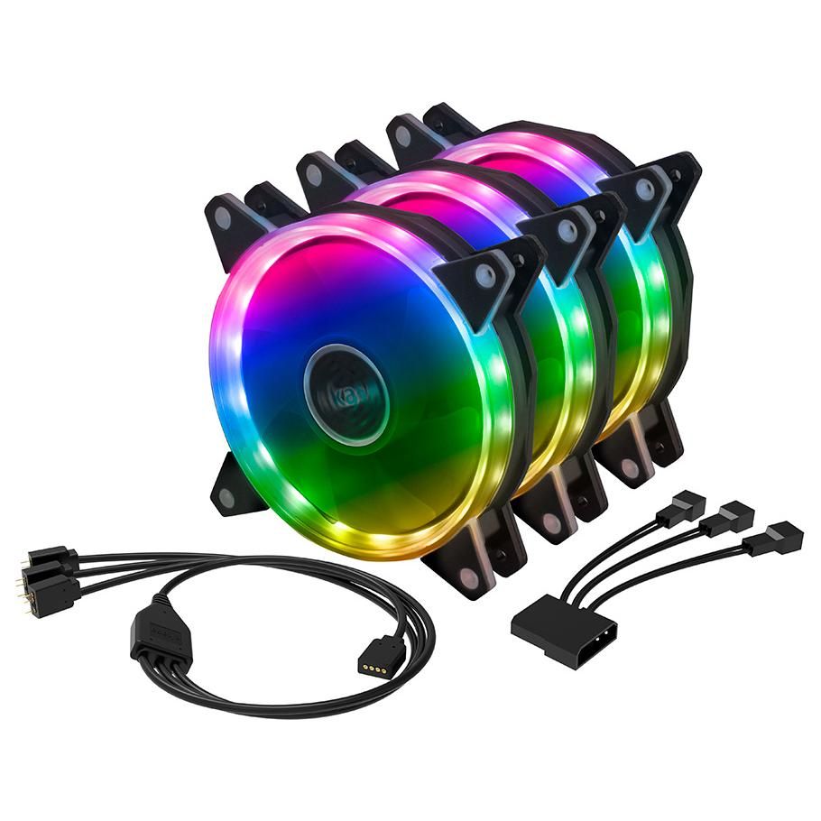 Akasa VEGAS AR7 Boitier PC Dissipateur thermiqueRadiateur 12 cm 3 pièce Neuf - vue 4