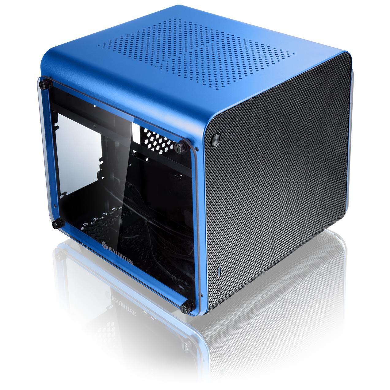 Raijintek METIS EVO TG Mini ITX Gehäuse Tempered Glass rot - vue 10
