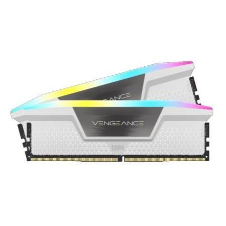 Corsair Vengeance RGB CMH64GX5M2B5600C40W module de mémoire 64 Go 2 x 32 Go DDR5 Corsair Vengeance RGB CMH64GX5M2B5600C40W module de mémoire 64 Go 2 x 32 Go DDR5