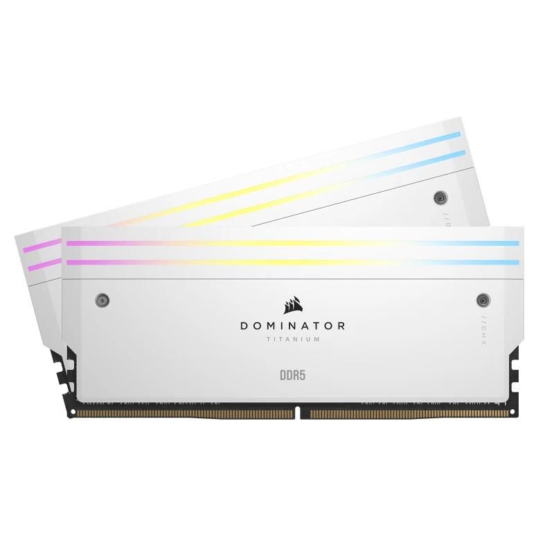 Corsair Dominator DDR5 RGB 96 Go 2 x 48 Go 6600 MHz CL32 - vue 7