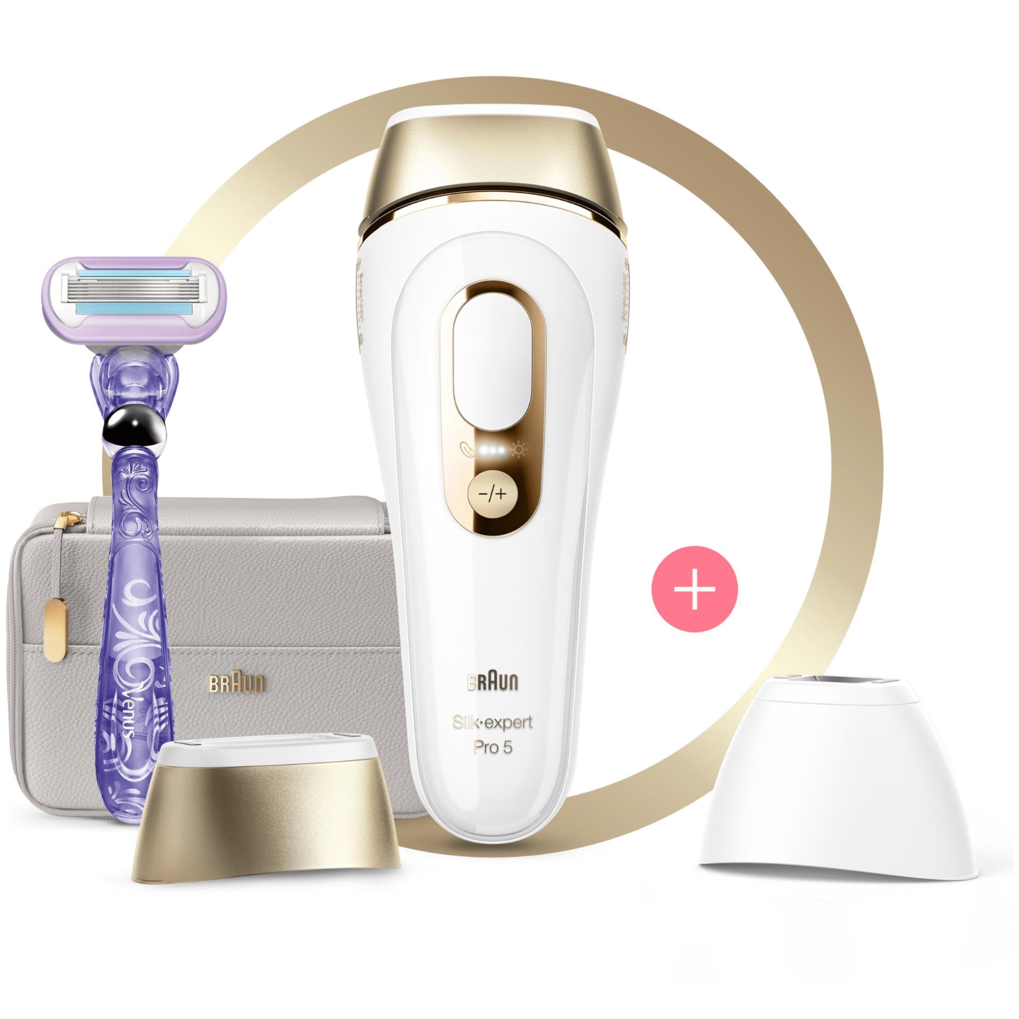 Braun Silk-Expert Pro Silk·Expert Pro 5 Pl5157 Lumière Pulsée Or, Blanc