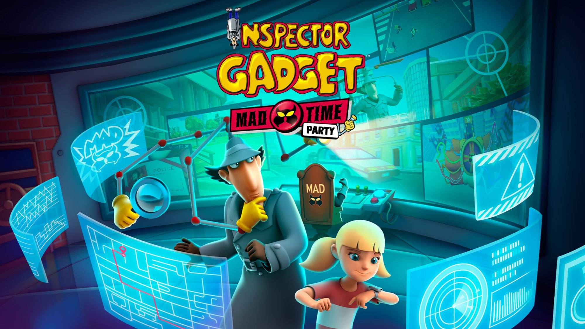 Jeu vidéo INSPECTOR GADGET MAD TIME PARTY Aventure 1 4 joueurs Nintendo Switch - vue 2
