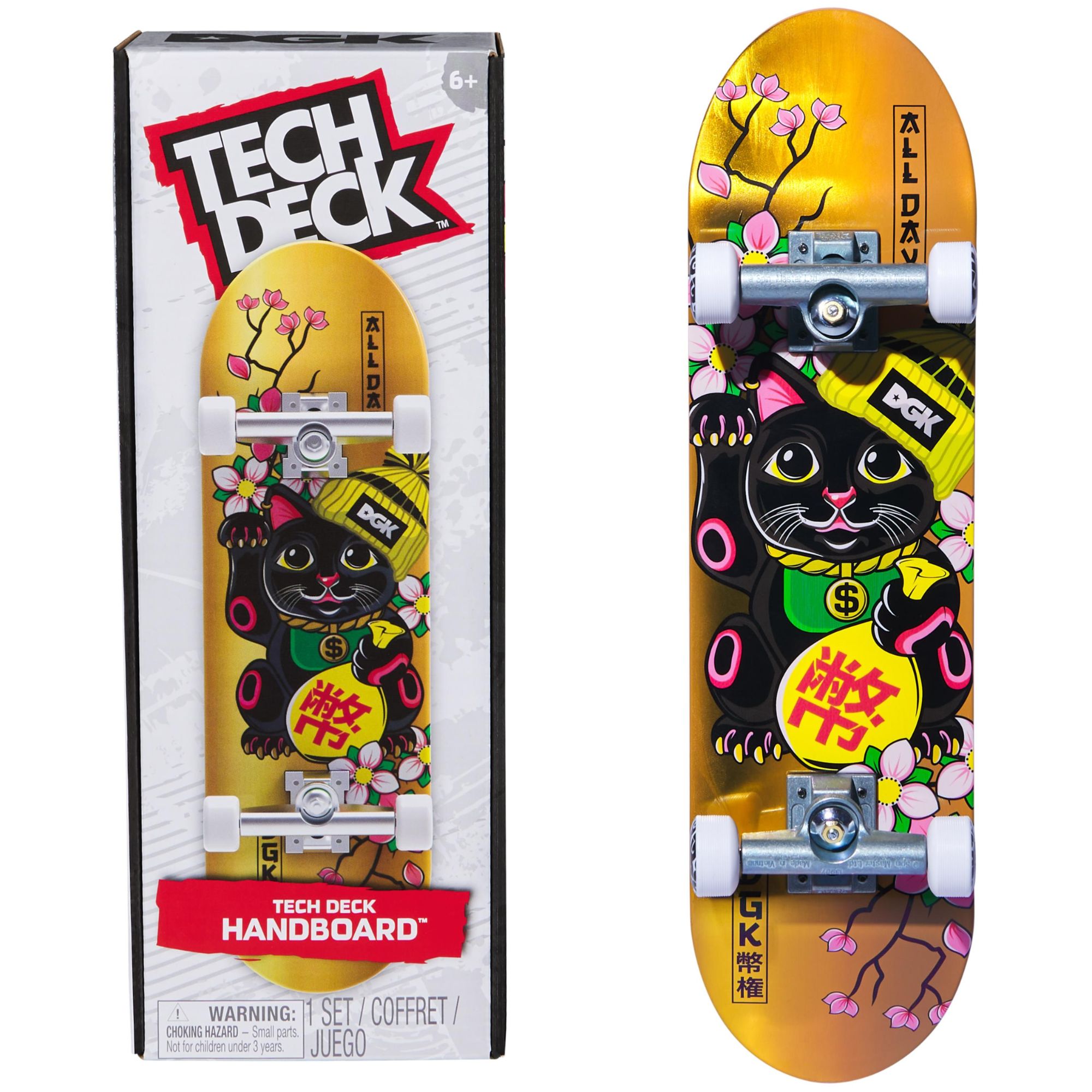 Tech Deck Dgk Handboard Mini Skateboards Authentiques Jouets Pour Garçons Et Filles À Partir De Utilisation Manuelle Uniquement