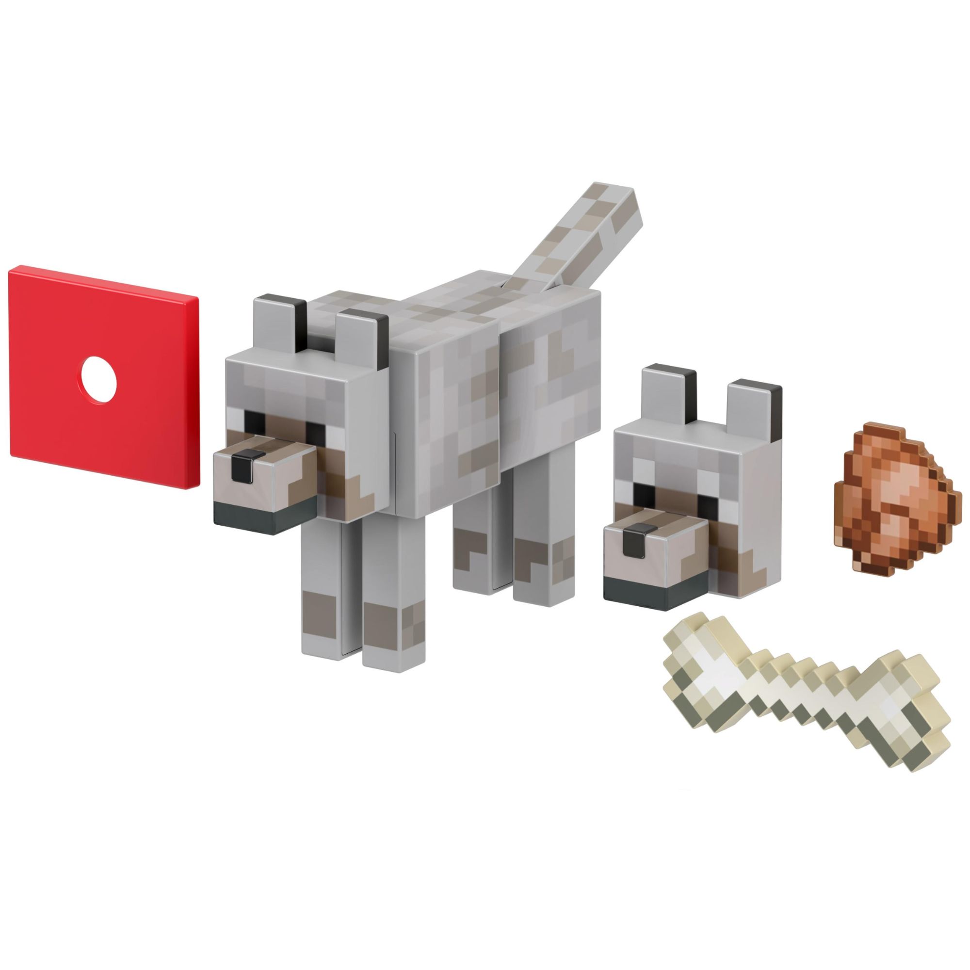 Minecraft Diamond Wolf 14 cm Figurine - vue 2