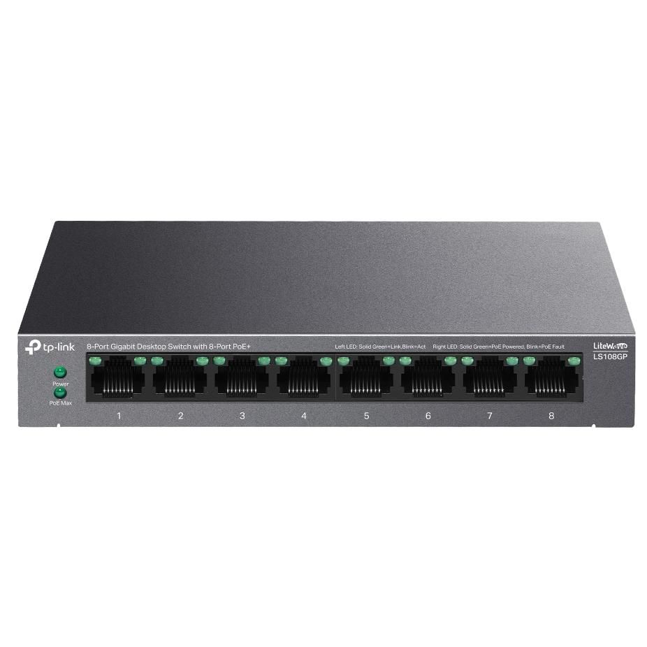 Tp link Litewave Ls108gp Commutateur Réseau Non géré Gigabit Ethernet - vue 2