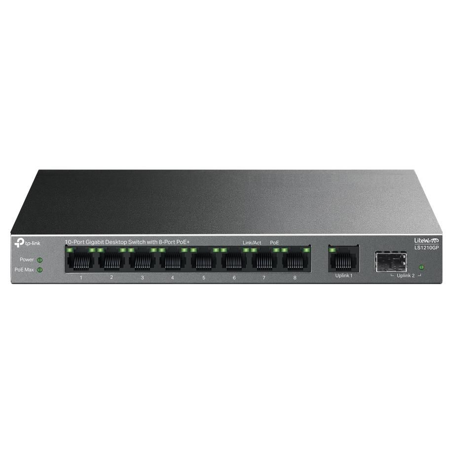 TP Link LiteWave LS1210GP commutateur réseau Non géré Gigabit Ethernet 101001000 Connexion Ethernet supportant 'alimentation via ce port PoE Neuf - vue 5