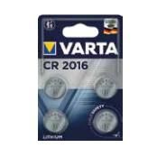 VARTA Pile électronique lithium CR2016 x 4