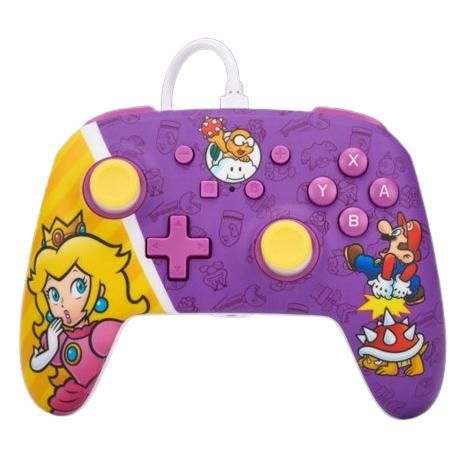 PowerA NSGP0092-01 accessoire de jeux vidéo Violet, Rouge, Jaune USB Manette de jeu Nintendo Switch