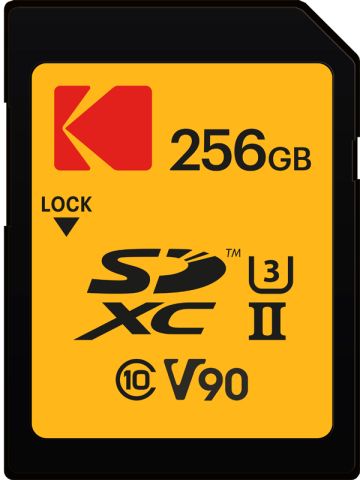 Kodak EKMSD256GUHS2V2K mémoire flash SDXC UHS II Classe 10
