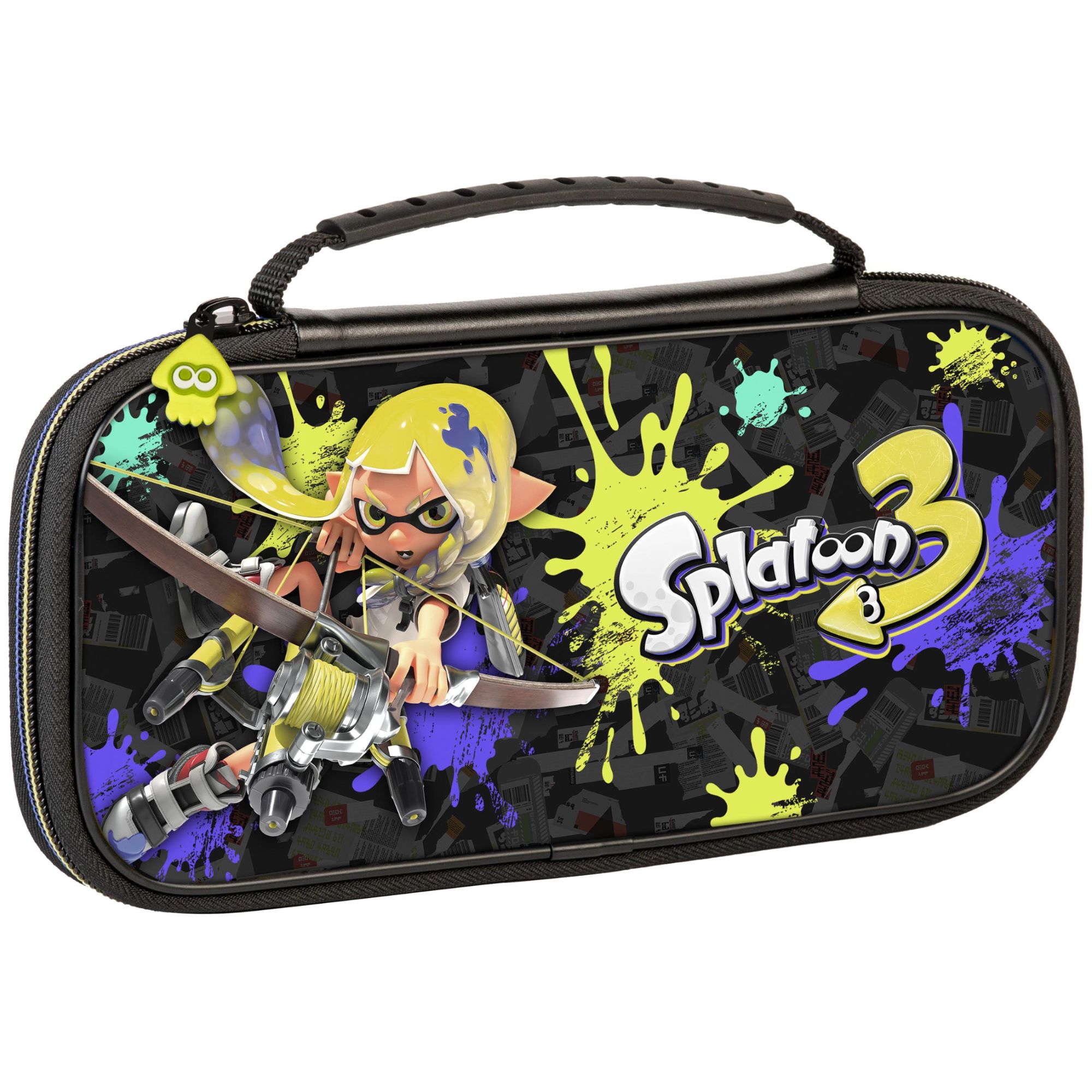 Official Deluxe Travel Case Splatoon 3 For Nintendo Switch