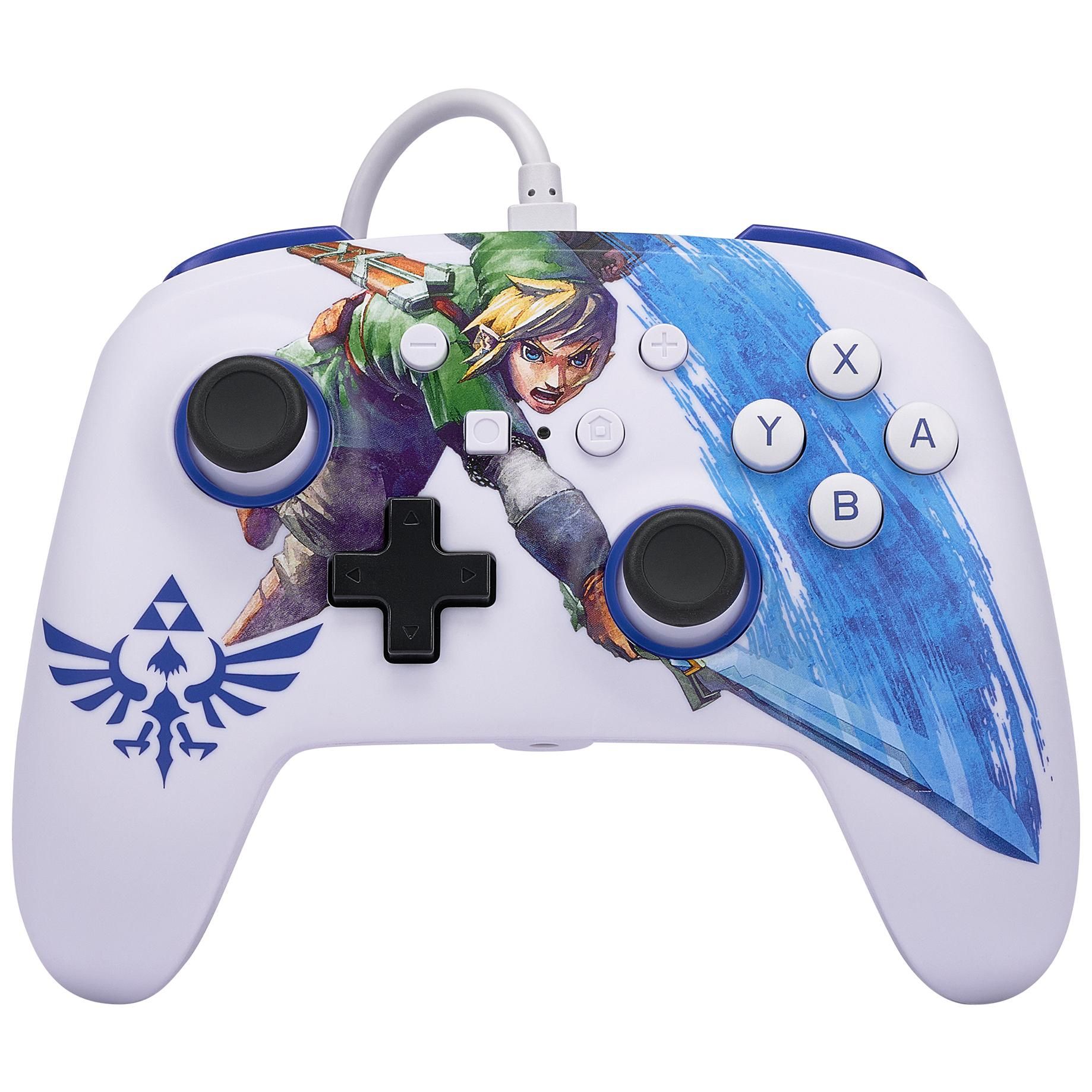 PowerA Manette filaire améliorée pour Nintendo Switch modèle Switch OLED et Nintendo Switch Lite accessoire de jeu manette de jeu manette filaire sous licence officielle Zelda:Master Sword Attack - vue 6