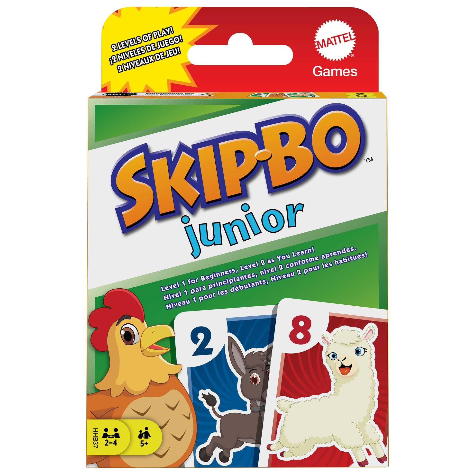 Jeu classique Mattel Skip Bo Junior - vue 3