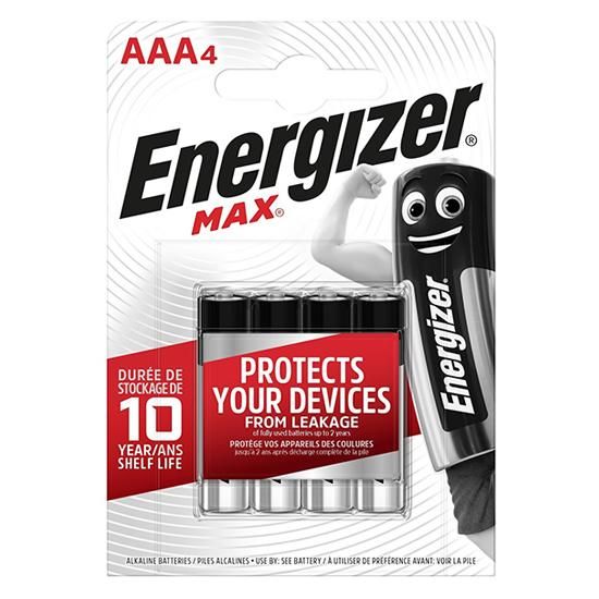 Piles Alcaline Lr03 aaa 1 5v Max Energizer Le Pack De 4 - vue 3