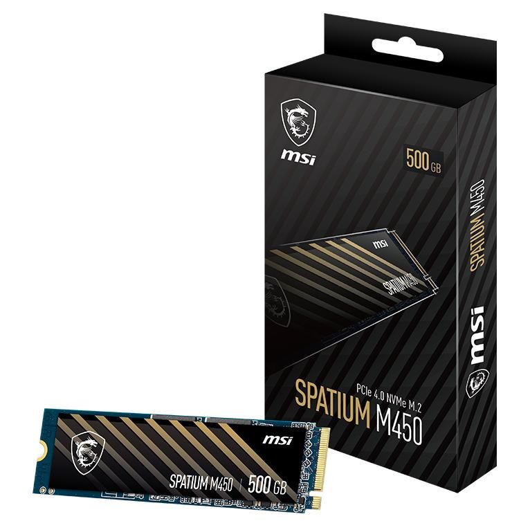 MSI SPATIUM SSD .2 NVMe 500 Go M450 PCIE4 Neuf - vue 5