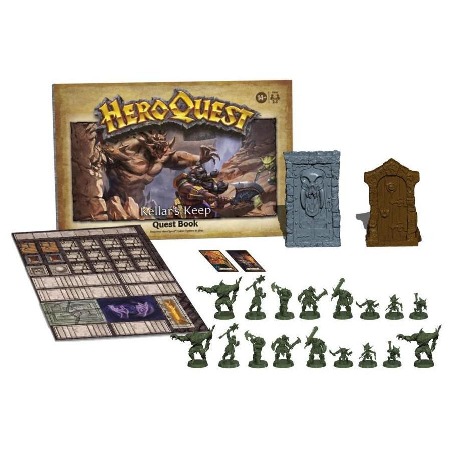 Hasbro Gaming Avalon Hill HeroQuest Die Bastion Kellars Keep - vue 2