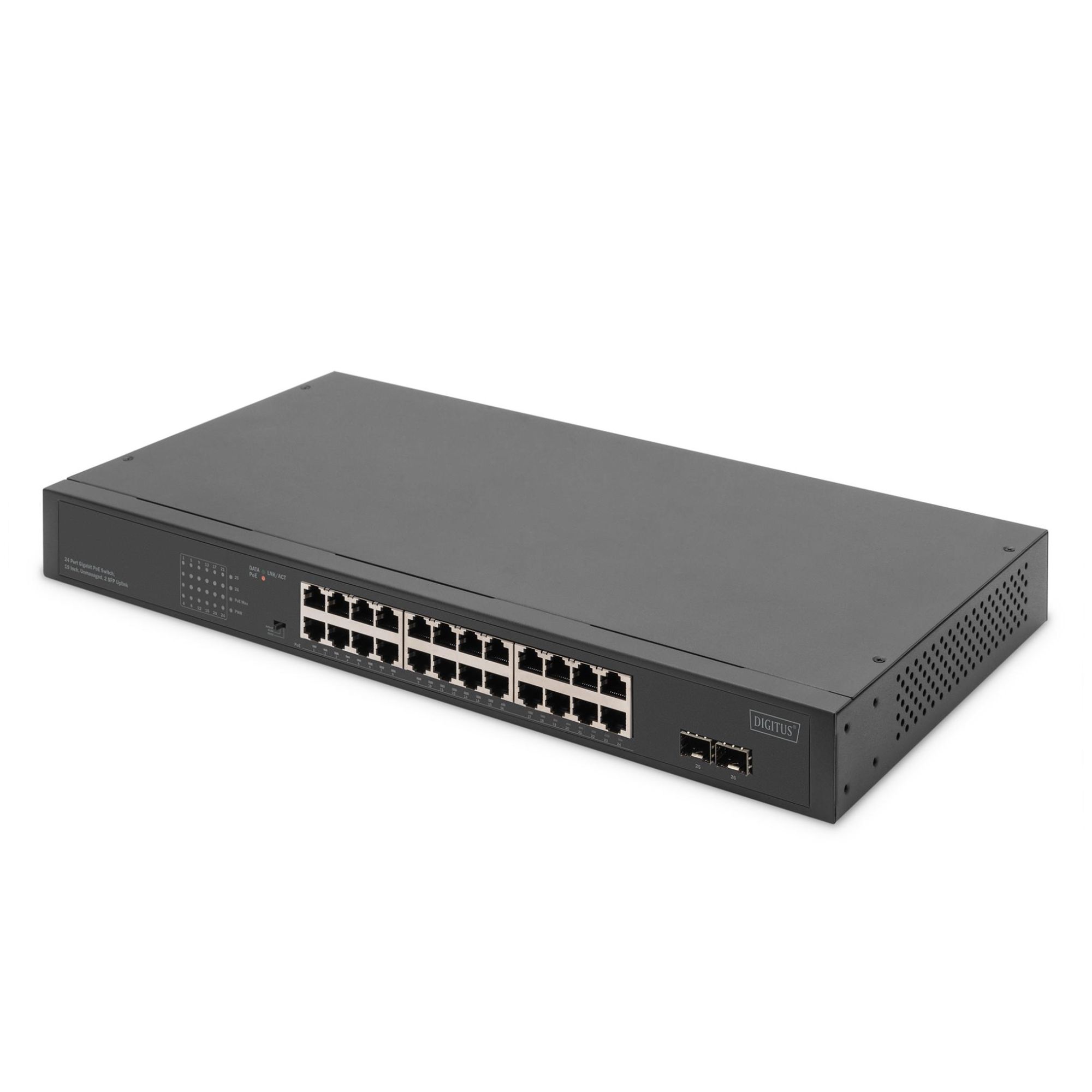 Digitus Commutateur Réseau Gigabit 24 Ports 19 Pouces Unmanaged 2